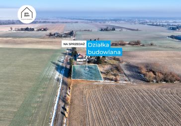 Działka budowlana - dwa budynki mieszkalne - Boguniewo