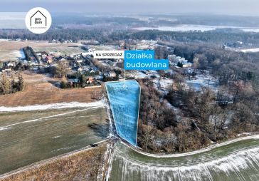 Działka inwestycyjna pod budowę trzech domów - Rościnno