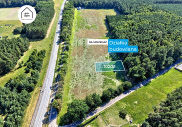 Działka budowlana przy samym lesie - Roszkowo Wągrowieckie